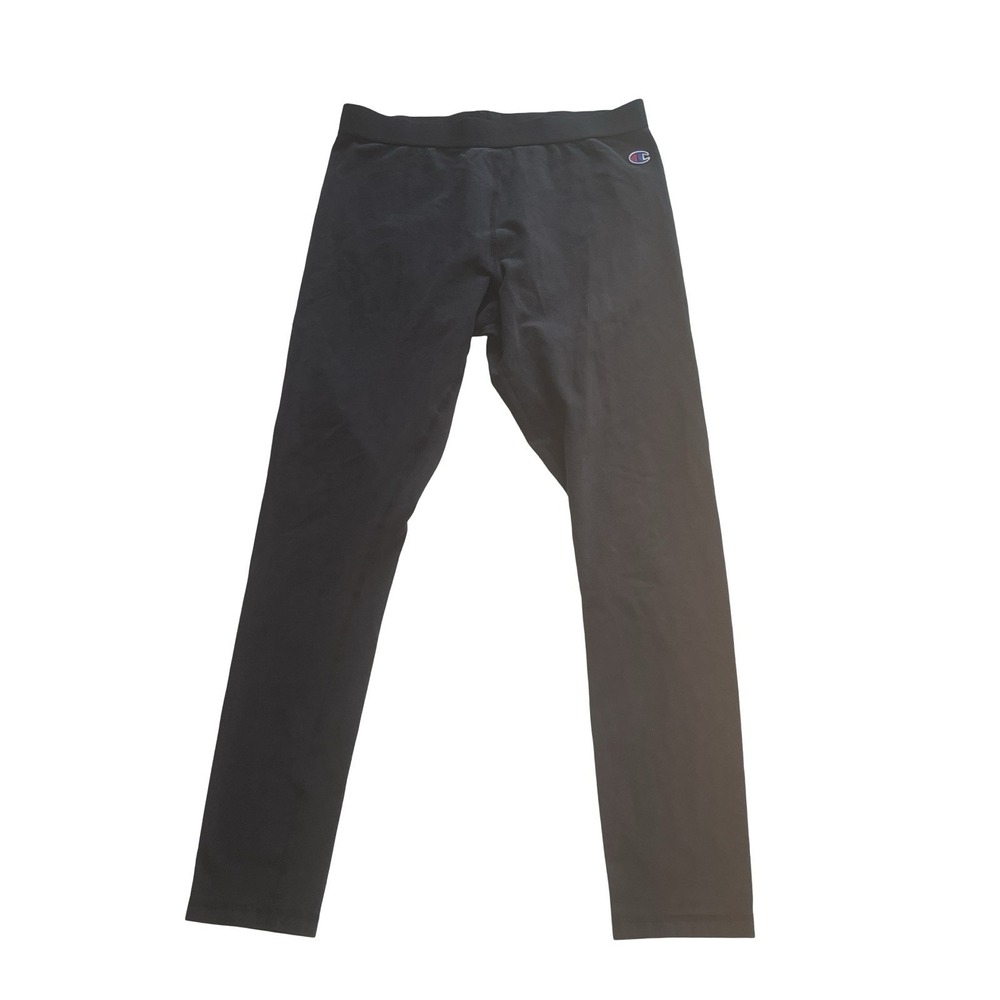 Champion Women's Size XL Leggings Black Skinny Stretch Athletic Base Layer